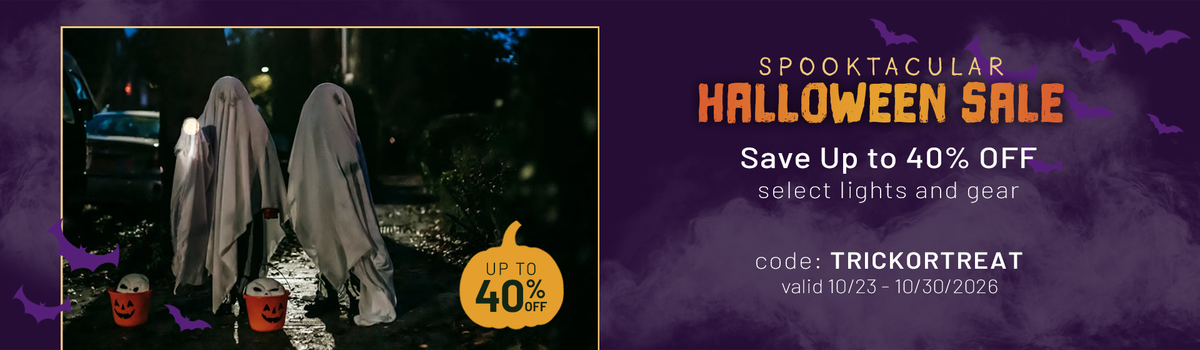 Nitecore Store Halloween Sale - save up to 40% off select lights and gear with code TRICKORTREAT