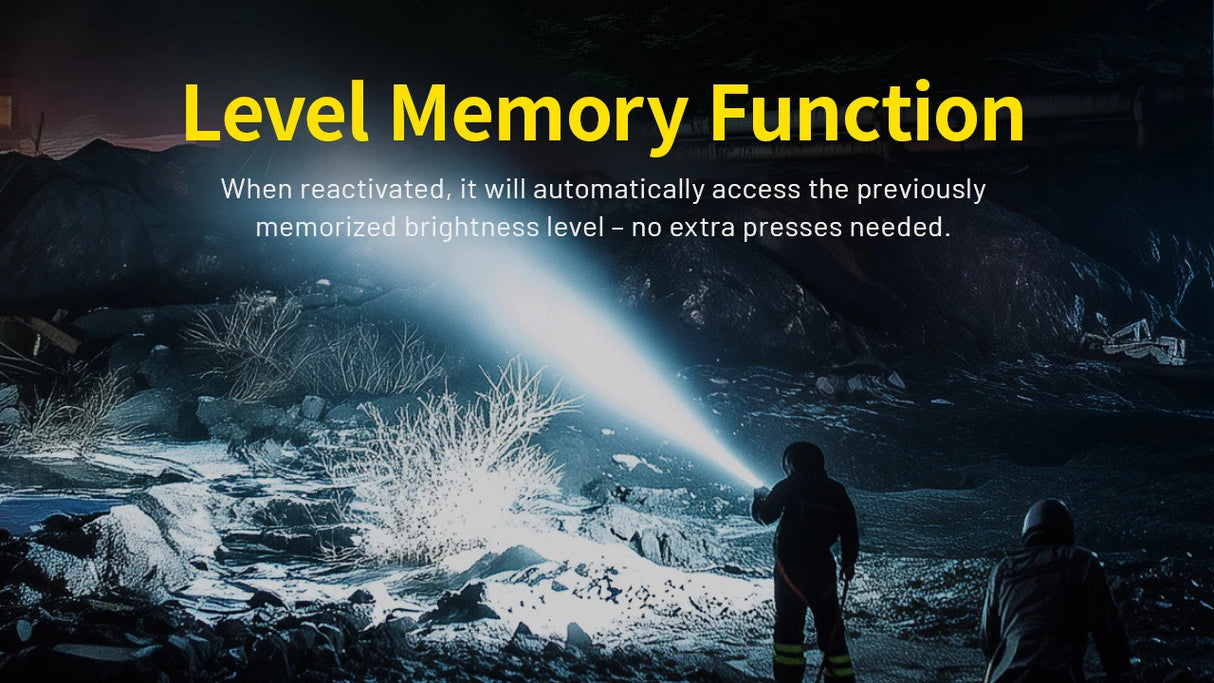 Nitecore P40 3171 Yards Ultra Long Throwing Rechargeable LEP Flashlight