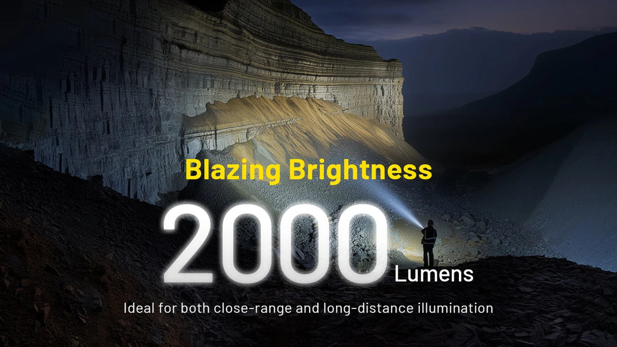 Nitecore P40 3171 Yards Ultra Long Throwing Rechargeable LEP Flashlight