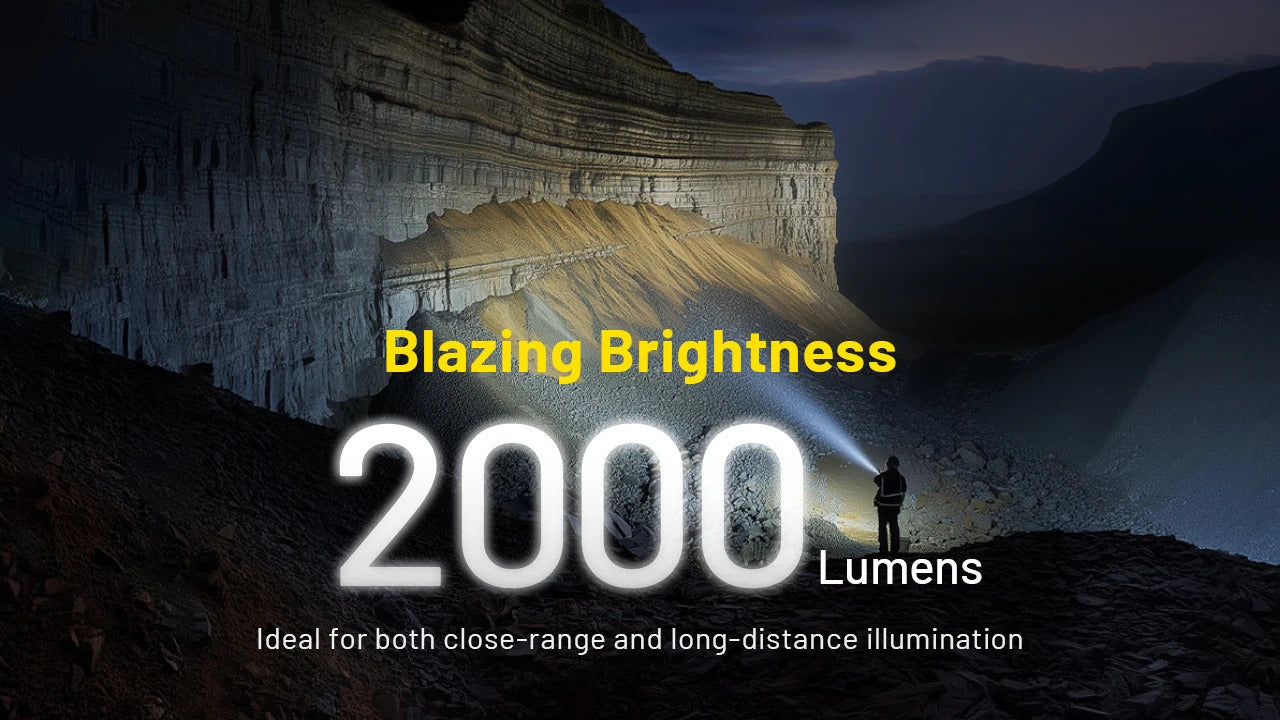 Nitecore P40 3171 Yards Ultra Long Throwing Rechargeable LEP Flashlight