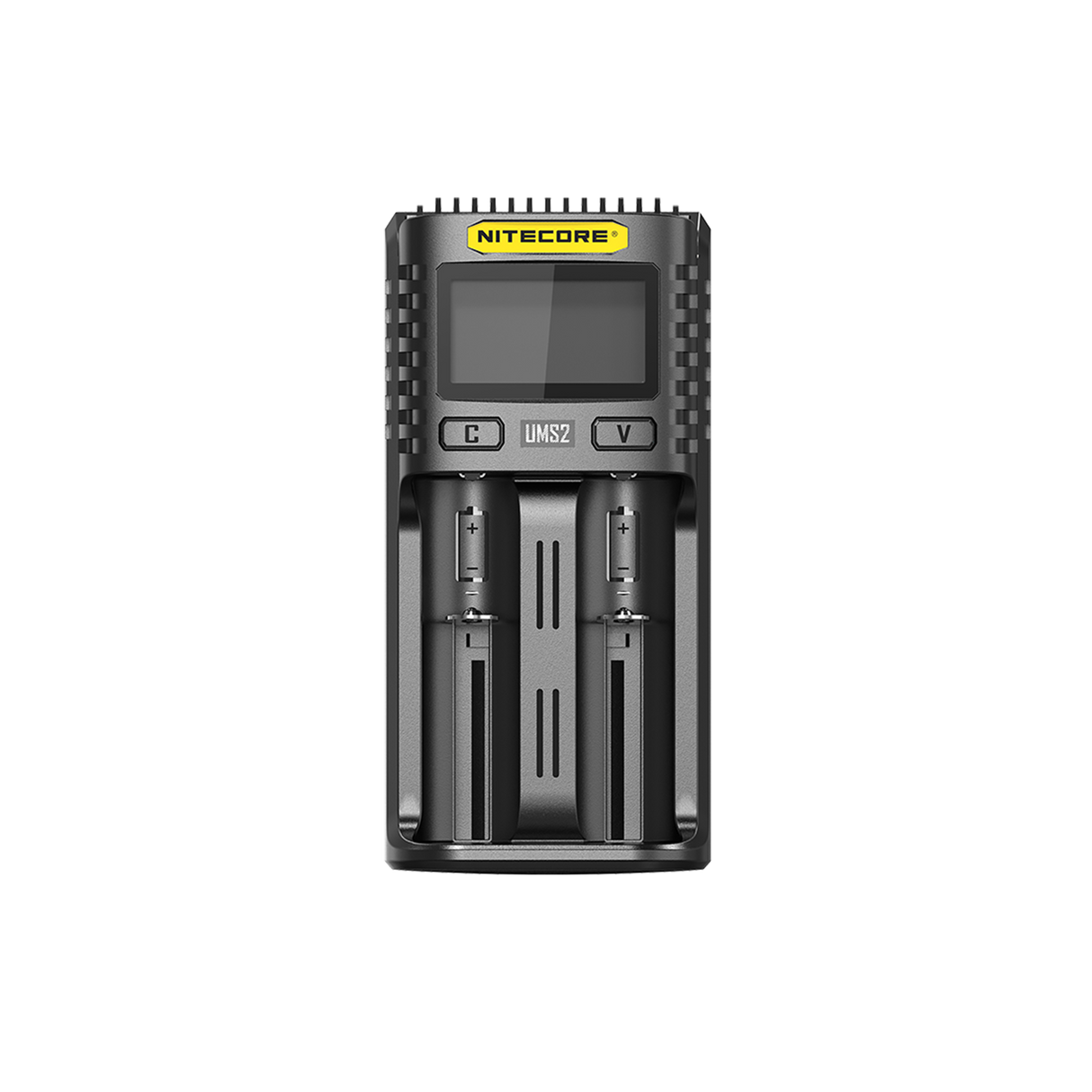 Nitecore UMS2 Dual-Slot USB-C Fast Charger, for 18650, 21700 batteries