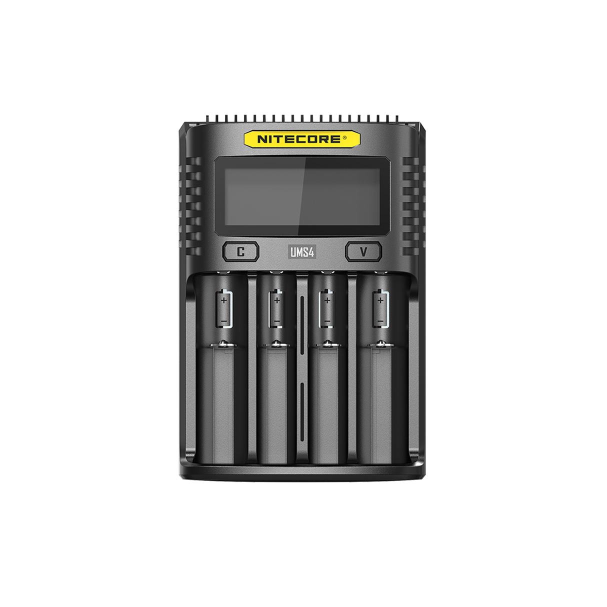 Nitecore UMS4 USB Four-Slot USB-C Fast Charger, for 18650, 21700 Batteries
