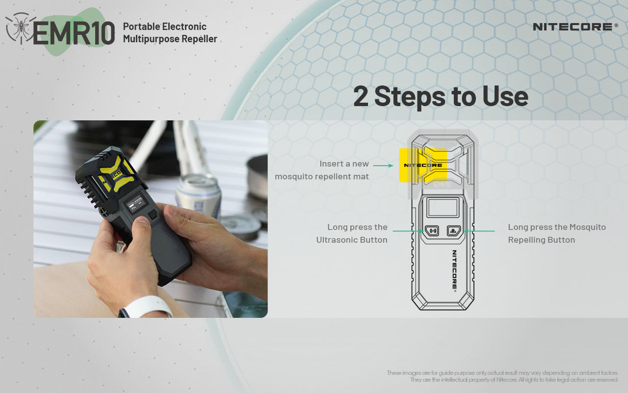 Nitecore EMR10 Rechargeable Mosquito Repeller & Power Bank