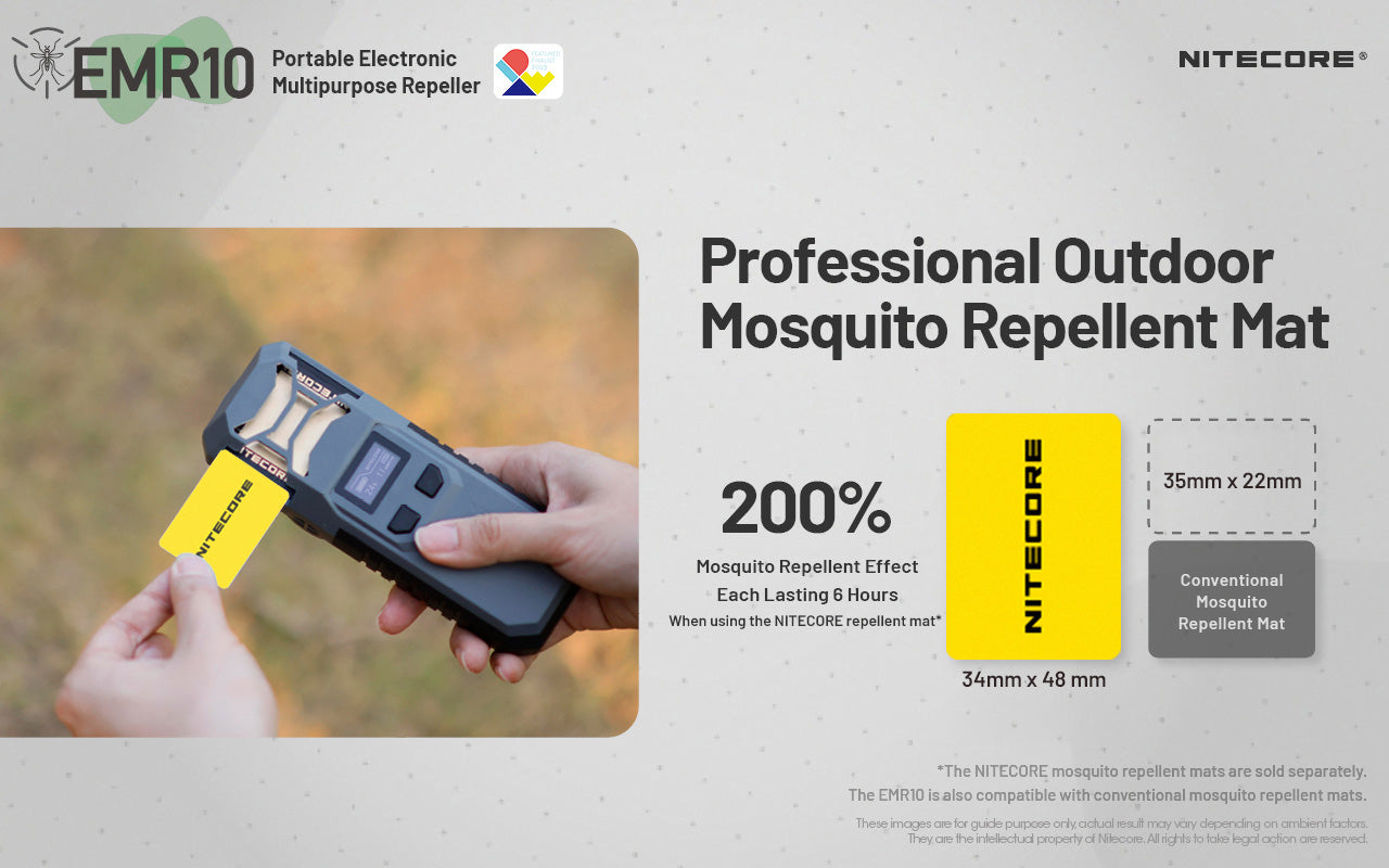 Nitecore EMR10 Rechargeable Mosquito Repeller & Power Bank