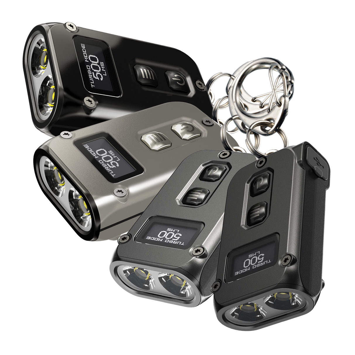 Nitecore TINI 2 500 Lumen USB-C Rechargeable Keychain Flashlight