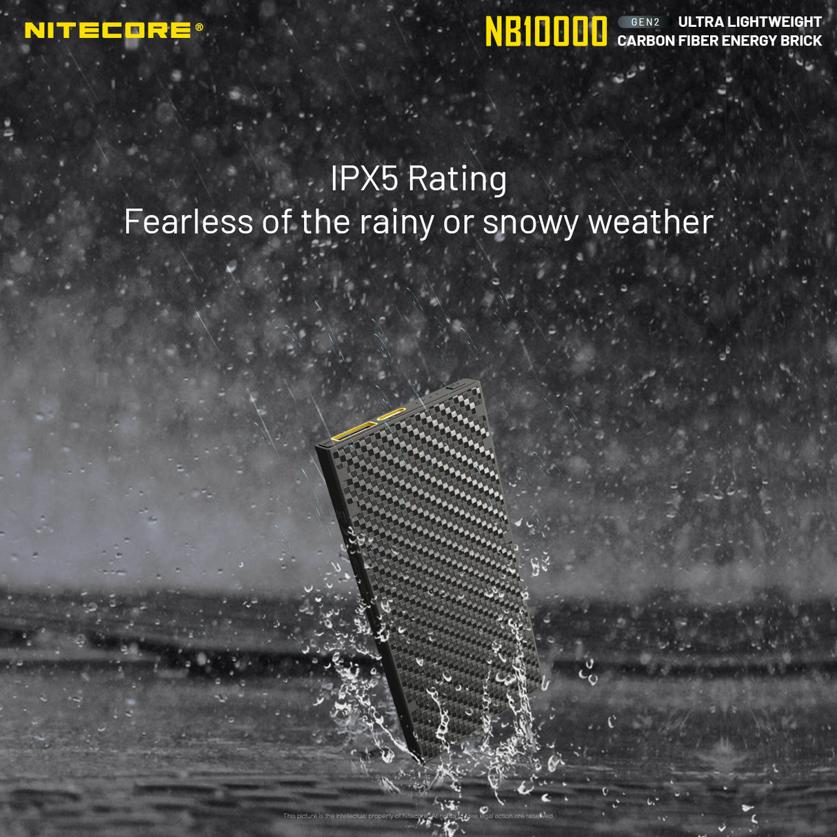 Nitecore NB10000 Gen 2 Quick-Charge USB/USB-C Dual Port 10000mAh Power Bank