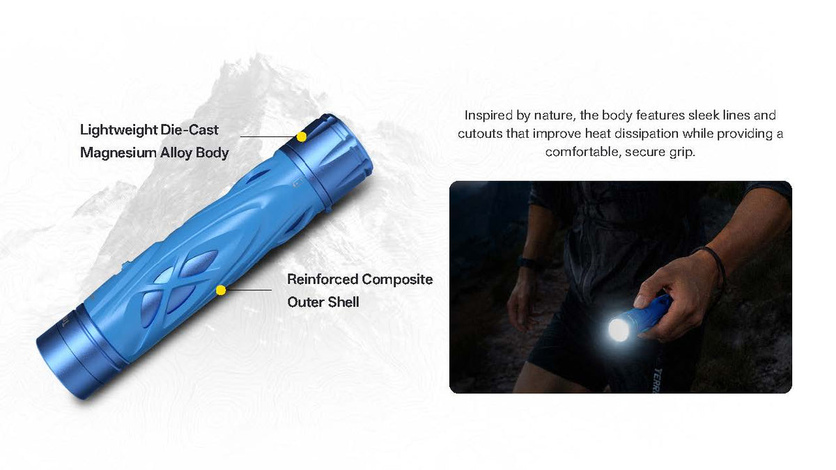 Nitecore TrailSight 1200 Lumens Waist-Level Trail Running Flashlight