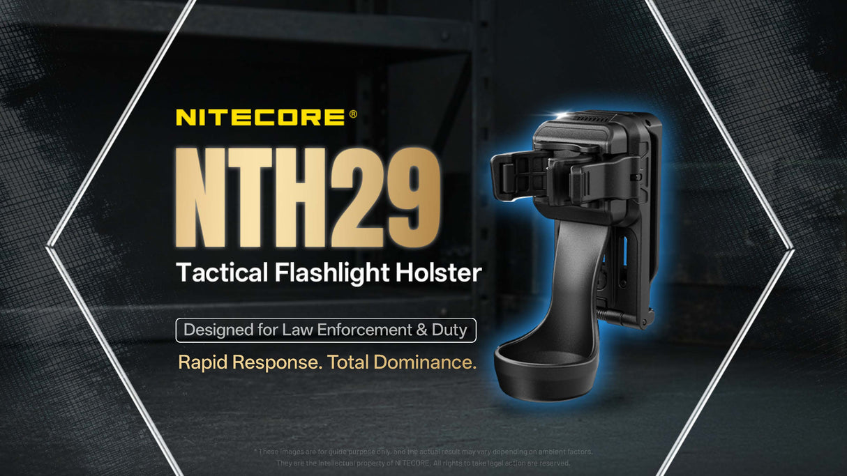 Nitecore NTH29 Tactical Flashlight Holder for P27iX, P20iX, P23i, and P20i UV