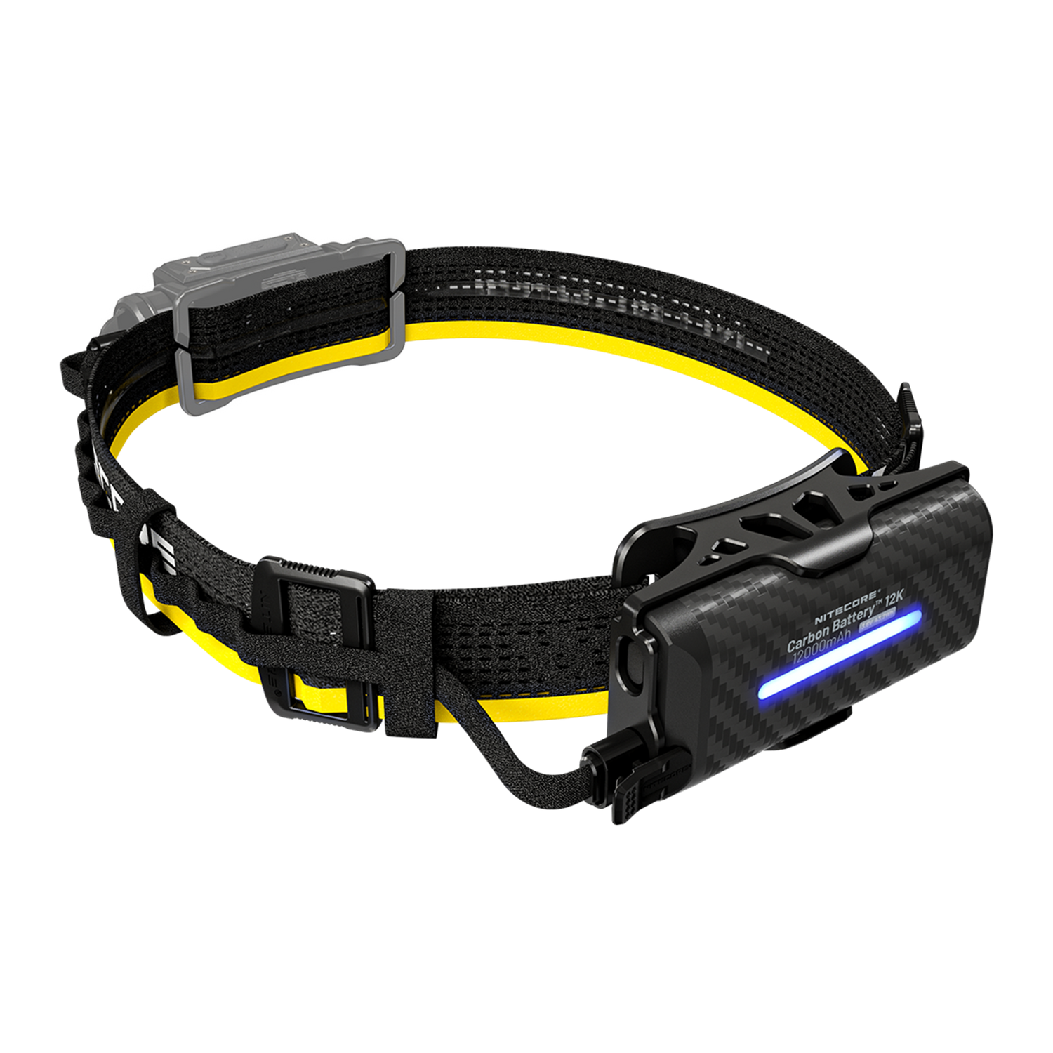 Nitecore Carbon Battery 12K Extended Headlamp Runtime Kit for NU45, NU53, HC65 UHE, and More