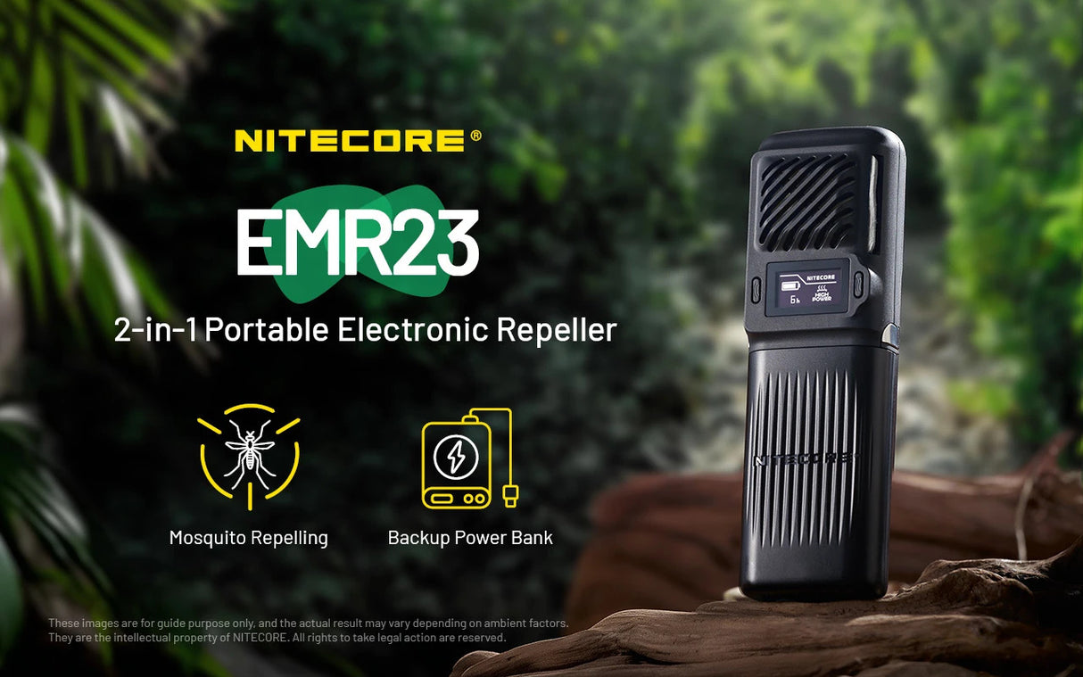 Nitecore EMR23 Rechargeable 2-in-1 Electronic Mosquito Repeller