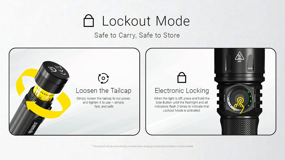 Nitecore EX7 6000 Lumen High Performance Rechargeable Flashlight