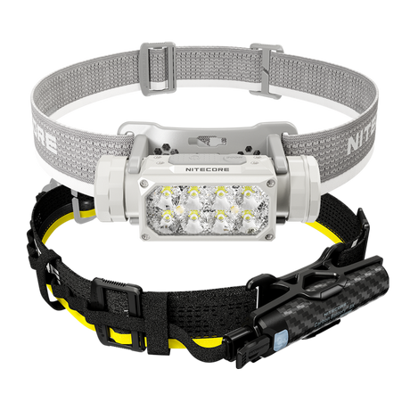 Nitecore HC65 UHE Headlamp with Carbon 6K Runtime Extender Kit