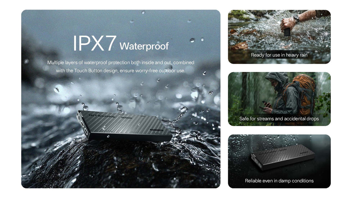 Nitecore NB10000 Gen4 (Gen 4) Ultralight 10000mAh Power Bank