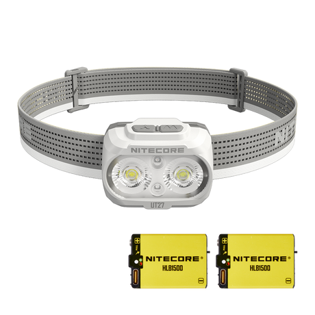 Nitecore UT27 Pro 800 lumen Rechargeable Running Headlamp - Includes Extra HLB-1500 Battery