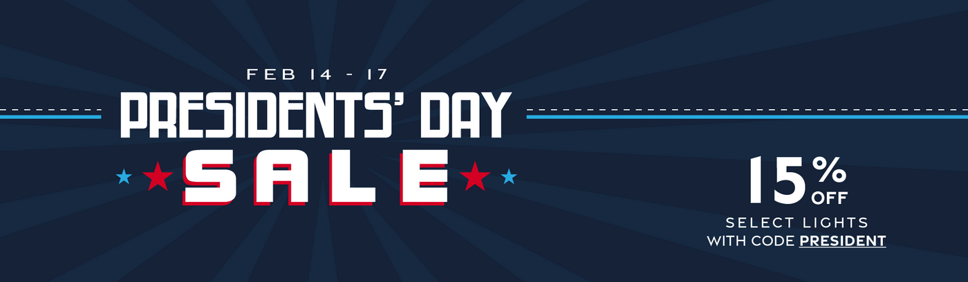 Presidents' Day Sale