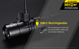 Nitecore MH12 v2 1200 Lumen USB-C Rechargeable Flashlight Kit