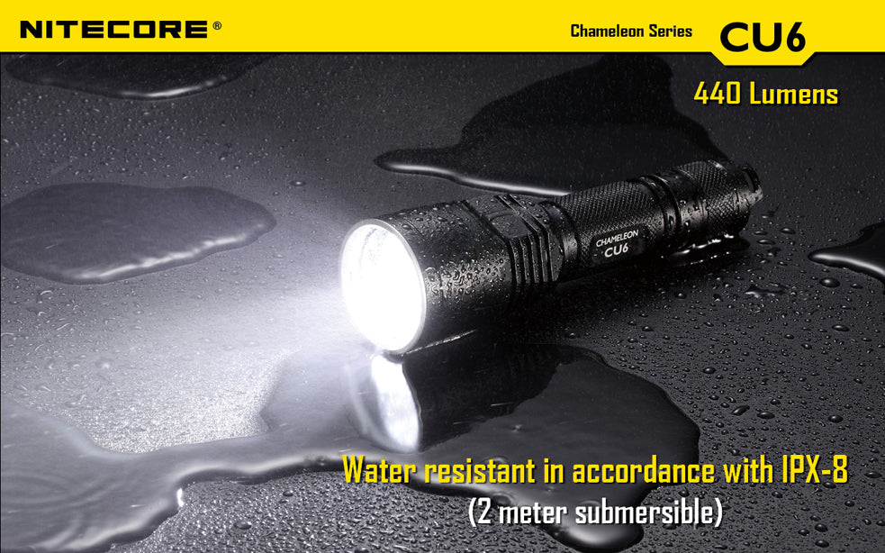 Nitecore CU6 440 Lumen UV LED Flashlight