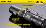 Nitecore MT1A 180 Lumen EDC LED Flashlight, use 1x AA Battery