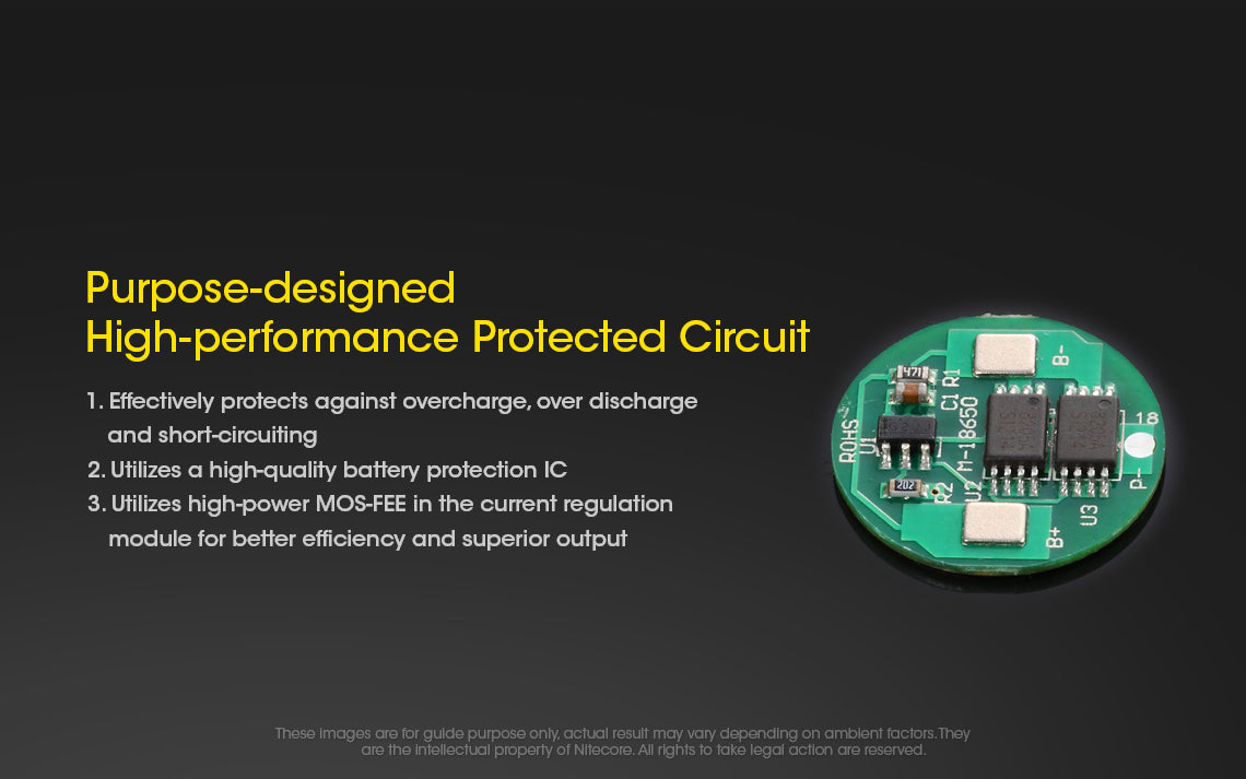 Nitecore NL1826R 2600mAh USB-C Rechargeable 18650 Battery