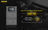 Nitecore USN4 Pro Dual-Slot USB-C Camera Charger, for Sony NP-FZ100 Batteries