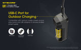 Nitecore UI1 USB-C Charger, for 18650, 21700, 18350, 20700 etc Batteries
