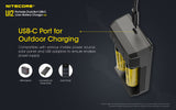 Nitecore UI2 Dual-Slot USB-C Charger, for 18650, 21700, 18350, 20700 Batteries