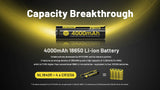 Nitecore NL1840R High-Performance Rechargeable Battery