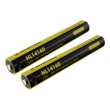 Nitecore NL1416R 1600mAh USB-C Rechargeable Battery for MT2A Pro - 2 Pack - Used