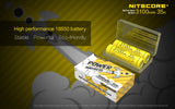 Nitecore IMR 3100mAh 2 Pack 35A Flat Top 18650 Batteries for Vaping Devices