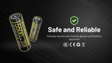 Nitecore NL2155HPi 5500mAh Rechargeable 21700 Battery for i Series (P20iX, P23i, SRT7i, and More)