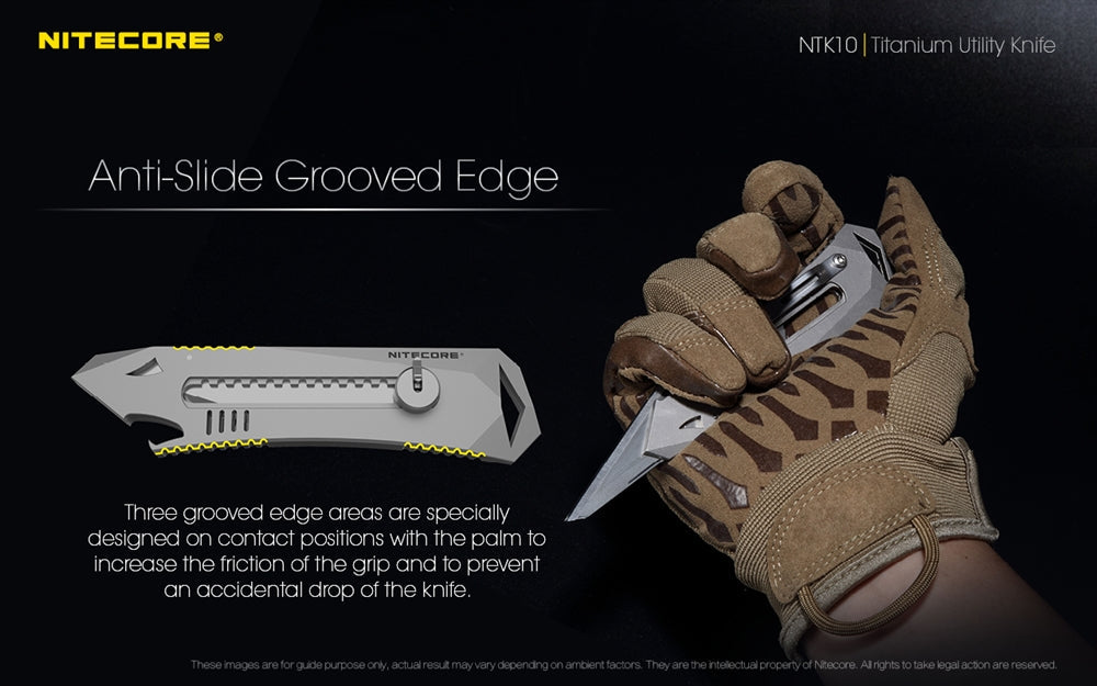 Nitecore NTK10 Titanium Utility Knife