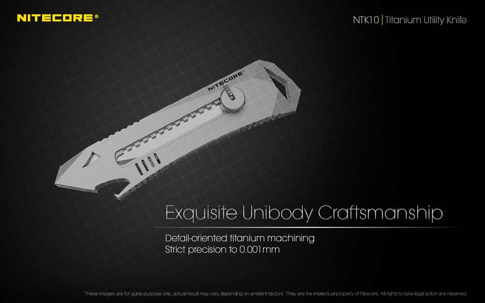 Nitecore NTK10 Titanium Utility Knife