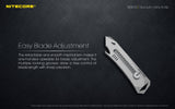 Nitecore NTK10 Titanium Utility Knife