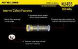 Nitecore NL1485 850mAh Rechargeable 14500 Battery