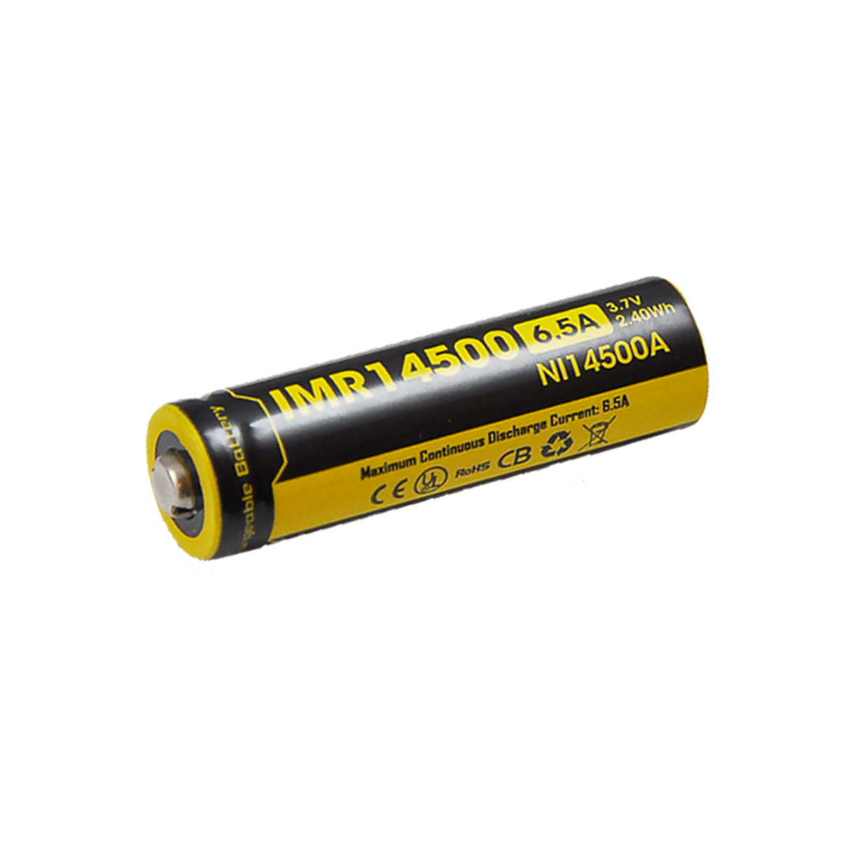 Nitecore IMR14500 650mAh Rechargeable 14500 Battery