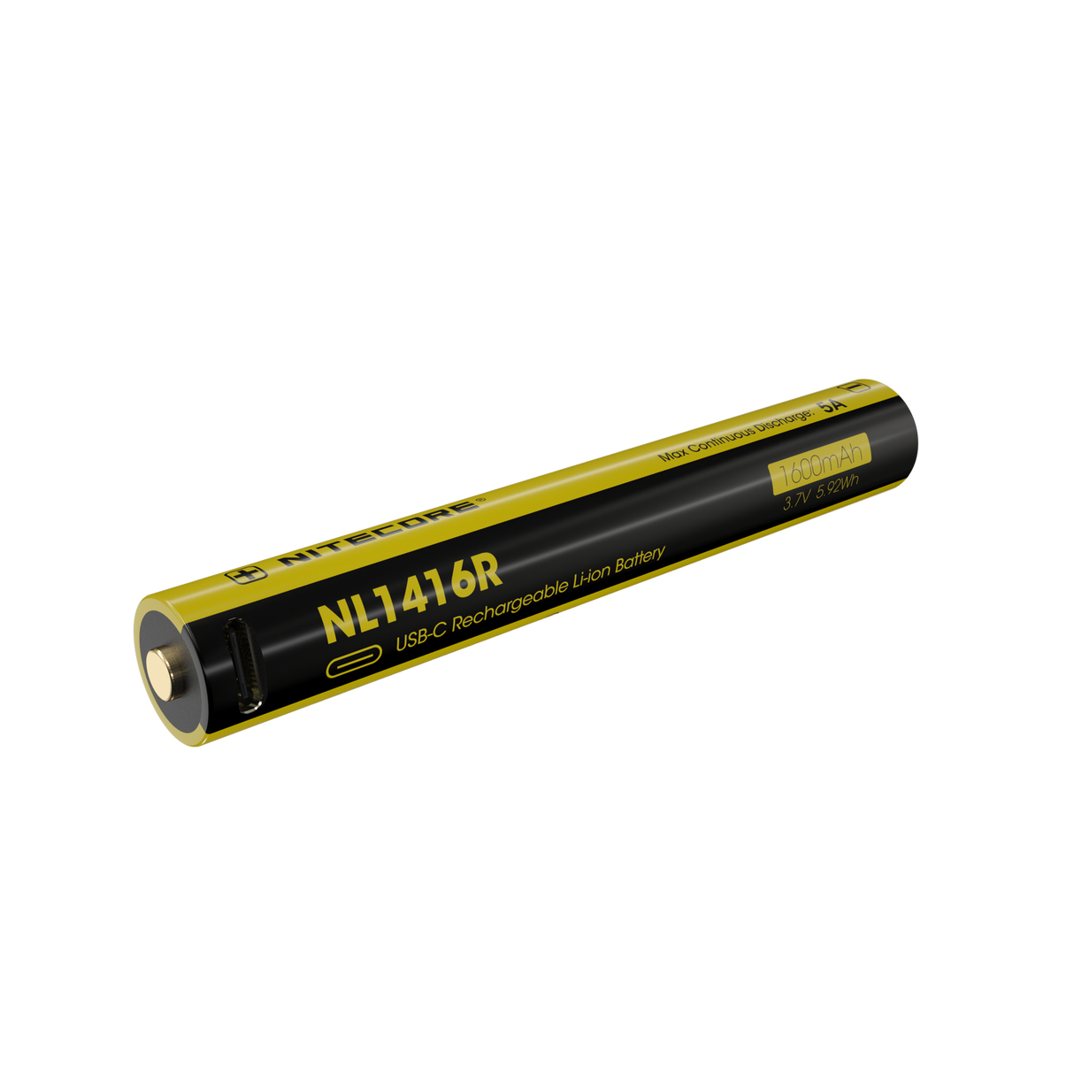 Nitecore NL1416R 1600mAh USB-C Rechargeable Battery for MT2A Pro