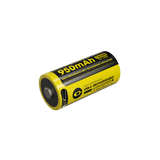 Nitecore NL169R 950mAh Rechargeable RCR123 16340 Battery with USB-C Charging Port