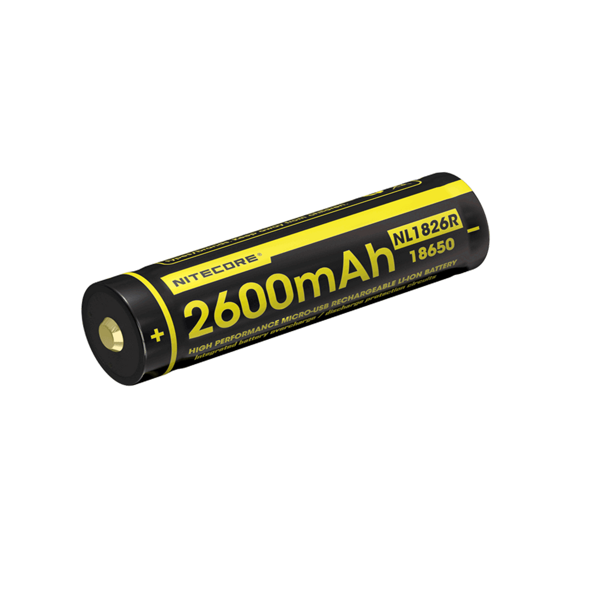 Nitecore NL1826R 2600mAh USB-C Rechargeable 18650 Battery