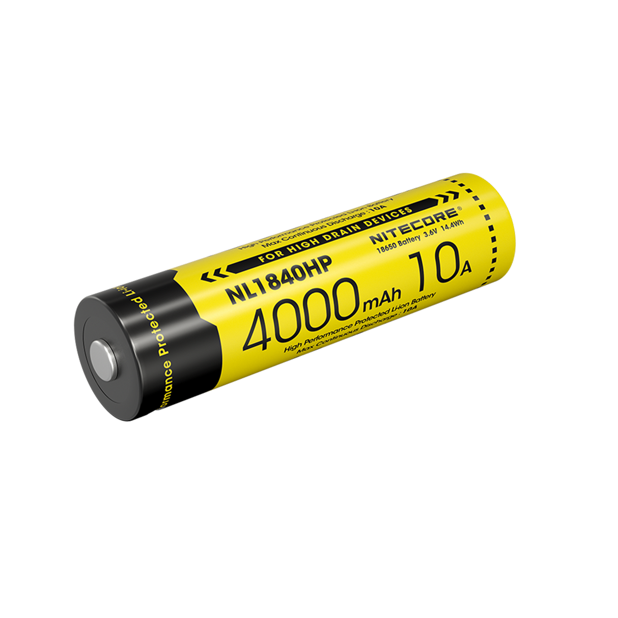 Nitecore NL1840HP 4000mAh Rechargeable 18650 Battery