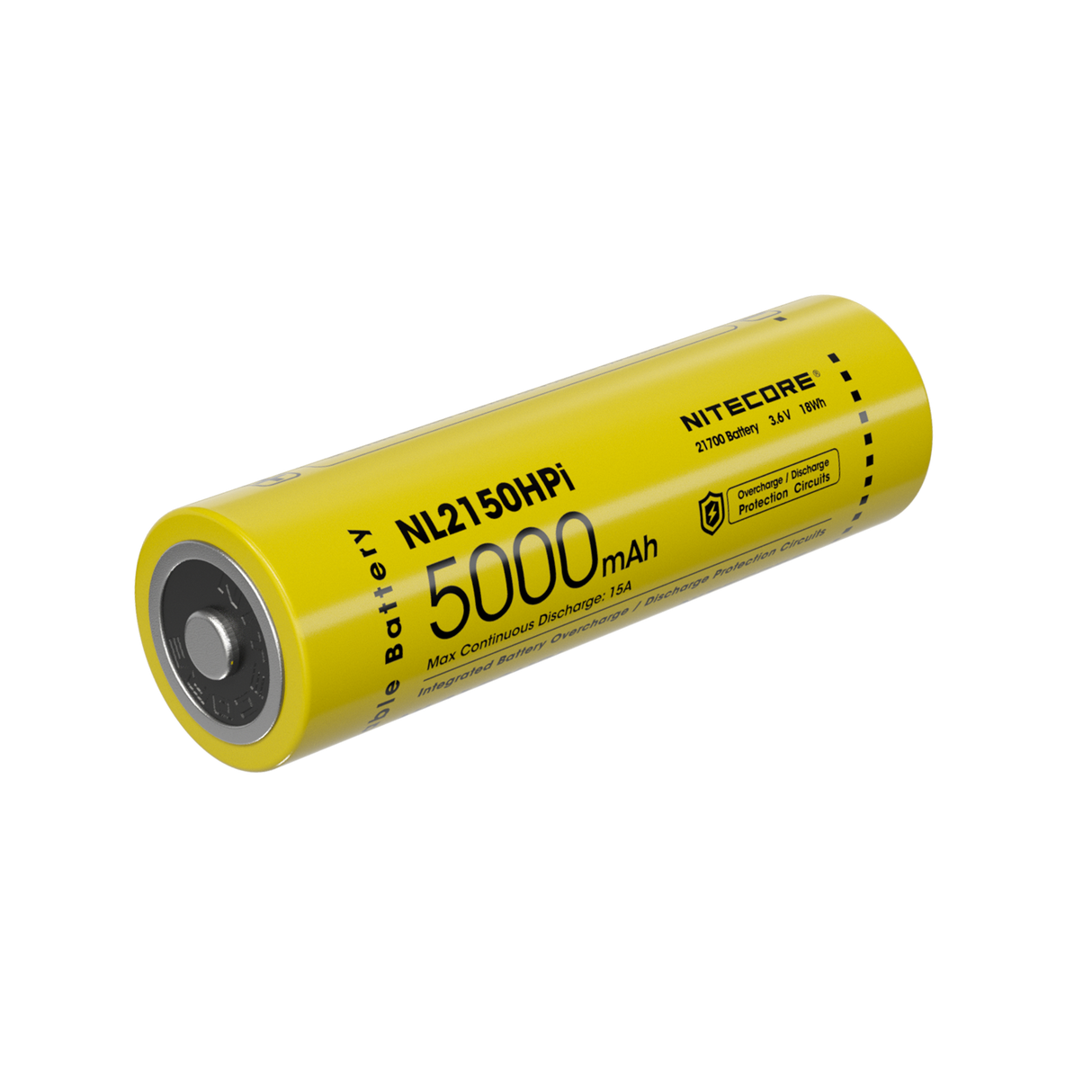 Nitecore NL2150HPI 5000mAh Rechargeable Battery for i Series Flashlights (P20i, P20iX, SRT6i, etc)