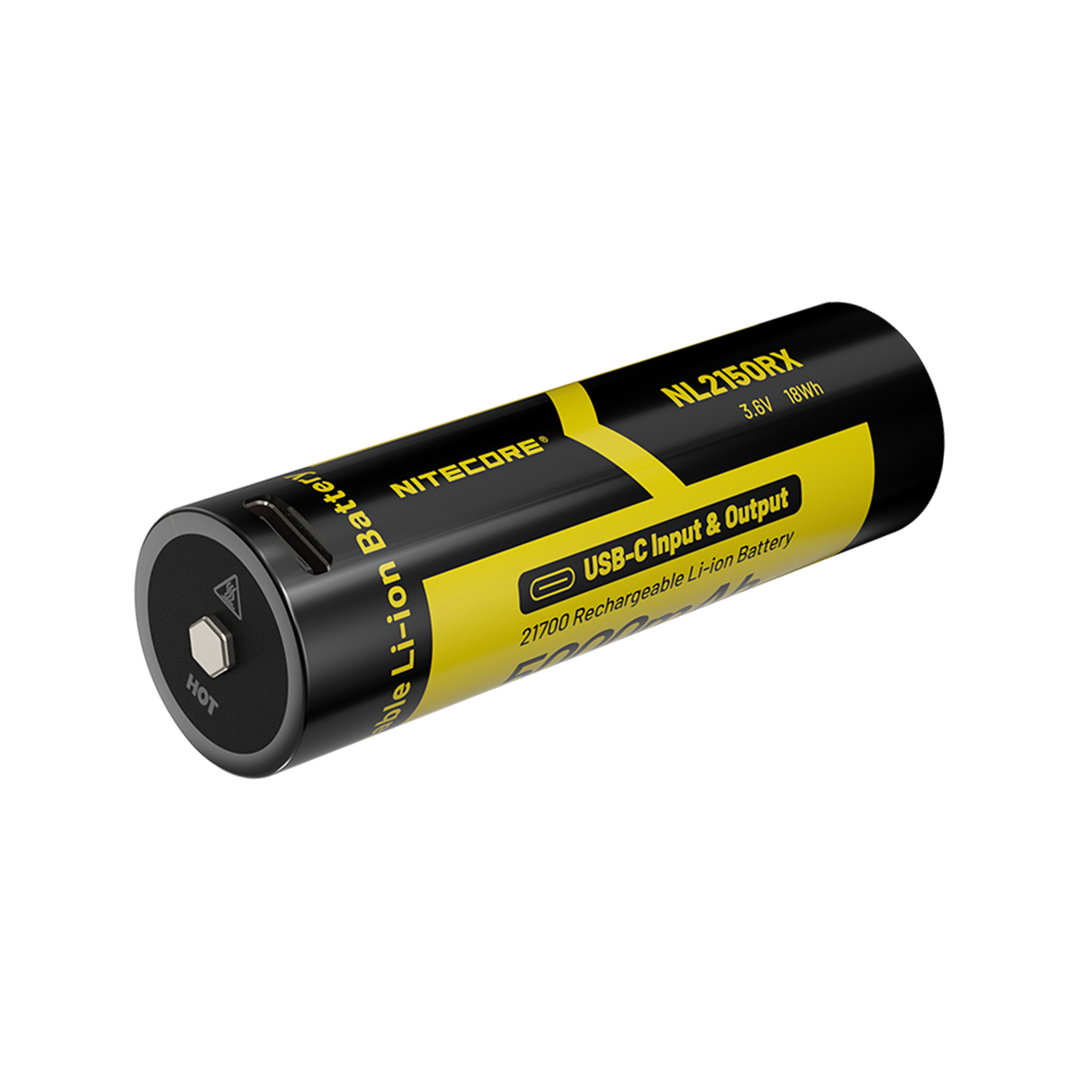 Nitecore NL2150RX 5000mAh USB-C Rechargeable 21700 Battery