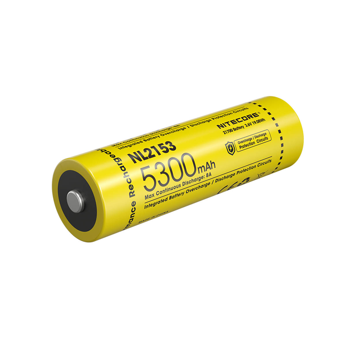 Nitecore NL2153 5300mAh Rechargeable 21700 Battery