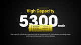 Nitecore NL2153HP 5300mAh Rechargeable 21700 Battery - Used