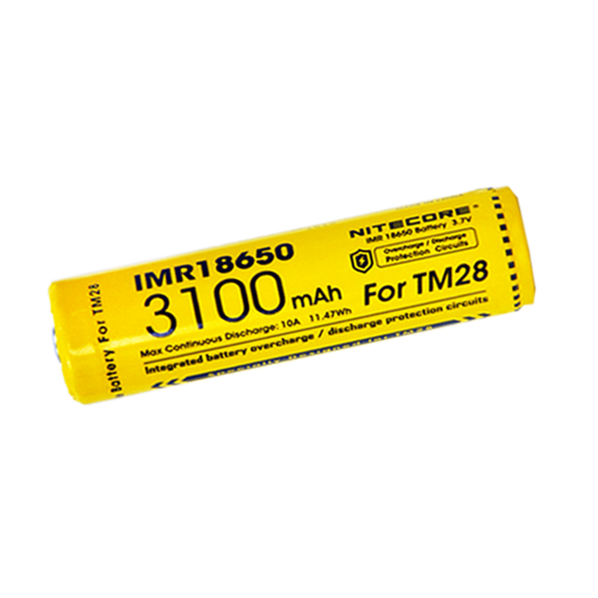 Nitecore IMR3100 3100mAh 18650 Battery for TM28, Concept 1 Flashlights