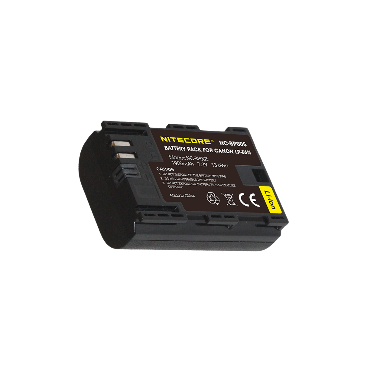 Nitecore NC-BP005 Camera Battery Compatible with Canon LP-E6N