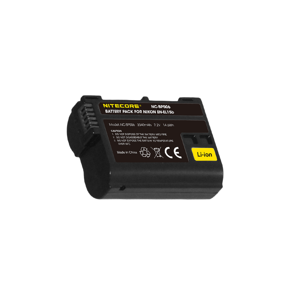 Nitecore NC-BP006 Camera Battery Compatible with Nikon EN-EL15B