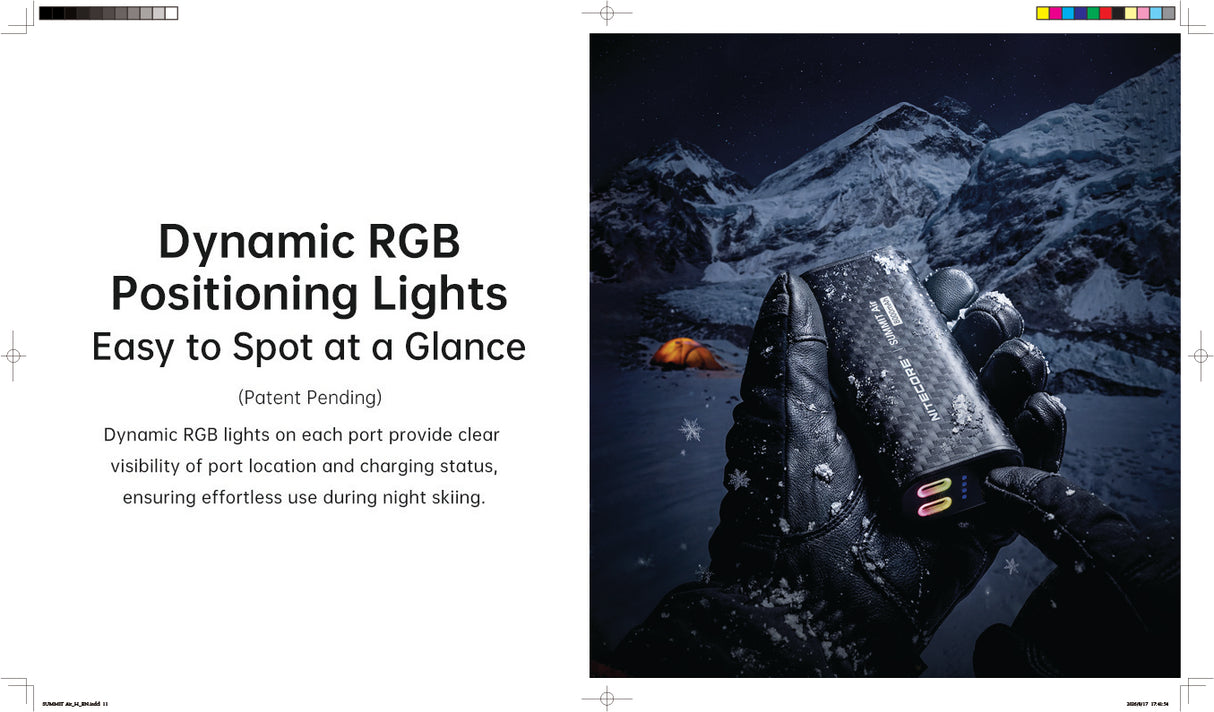 Nitecore SUMMIT Air 8,000mAh Extreme Cold-Resistant Ultralight Power Bank