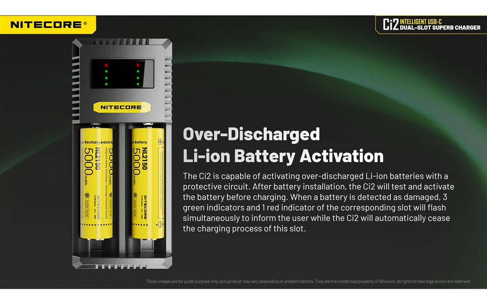 Nitecore Ci2 Dual Slot Universal Battery Charger