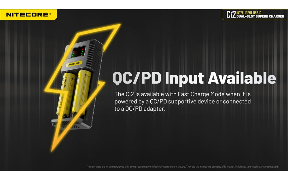 Nitecore Ci2 Dual Slot Universal Battery Charger