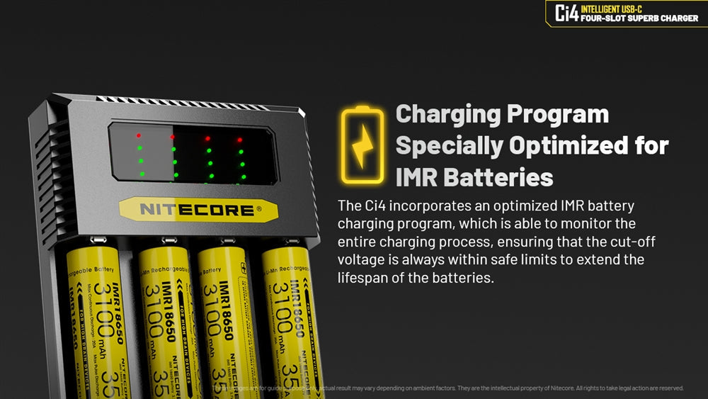 Nitecore Ci4 Four Slot Universal Battery Charger